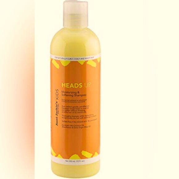 💥 Aunt Jackie's Kids Heads Up Moisturizing and Hair Softening Shampoo 12OZ 🎊 - Picture 1 of 6